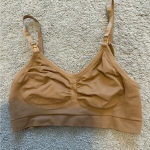 Tan Maternity Bralette